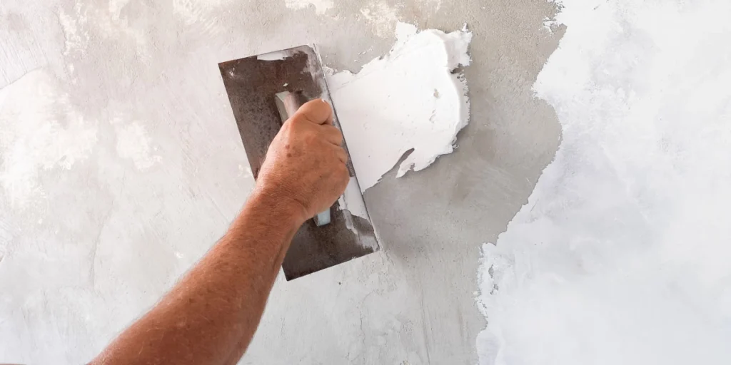 <h2>แชร์ 7 ขั้นตอนการทาสีผนังเก่าตามสไตล์ช่าง NAP Paint 
ในฐานะที่ NAP Paint คือผู้เชี่ยวชาญด้านงาน RE-PAINT โดยเฉพาะและมีประสบการณ์มายาวนานกว่า 30 ปี บทความนี้เราจะมาแชร์ 7 ขั้นตอนการทาสีผนังปูนเก่าอย่างไรให้สีสวยติดทน และไม่ลอกออกมาเป็นแผ่น
<h3>1. ทีมช่างสวมใส่อุปกรณ์ที่ปลอดภัยต่อการทำงาน
ก่อนเริ่มทำงาน NAP Paint กำชับให้ทีมช่างทุกคนต้องสวมใส่เสื้อผ้าและอุปกรณ์ที่ช่วยให้ทำงานสะดวกขึ้น เช่น หมวกนิรภัย เสื้อแขนยาว กางเกงขายาว และรองเท้าผ้าใบ เพื่อความคล่องตัวขณะซ่อมแซมและทาสี
<h3>2. ติดตั้งอุปกรณ์ Protection ทรัพย์สินลูกค้า
หลังจากที่ทีมช่างตรวจสอบหน้างานแล้ว ช่างจะเข้าไปติดตั้งอุปกรณ์อย่างกระดาษกาว ผ้าใบปูรองสี บริเวณรูปลั๊กไฟ แอร์ หรือเฟอร์นิเจอร์ที่ไม่สามารถเคลื่อนย้ายได้ เพื่อป้องกันสีเปื้อนและความเสียหายที่อาจเกิดขึ้นระหว่างการดำเนินงาน
<h3>3. ตรวจเช็กรอยรั่วและรอยแตกร้าวต่าง ๆ
ทีมช่างจะตรวจหารอยแตกร้าวหรือรอยรั่วซึมตามผนัง เพดาน และหลังคาให้เรียบร้อย หากพบปัญหาใด ๆ ก็พูดคุยแผนการดำเนินงานให้ทราบ พร้อมชี้แจ้งอุปกรณ์ที่ใช้ในการทำงาน และทำการซ่อมแซมให้เรียบร้อยก่อนจะเริ่มขั้นตอนทาสีบ้าน
<h3>4. ขูดสีเก่าและล้างผนังด้วยน้ำแรงดันสูง
ช่างจะใช้เกรียงขูดและแซะสีเก่าที่เสื่อมสภาพ และทำความสะอาดด้วย High Pressure Washer จากเครื่องฉีดน้ำแรงดันสูงที่ได้มาตรฐานและมีแรงดันไม่ต่ำกว่า 200 บาร์ ทำให้สามารถล้างคราบฝุ่น เชื้อรา ตะไคร่น้ำ และคราบสีเก่าที่หลงเหลืออยู่ออกได้อย่างหมดจด
