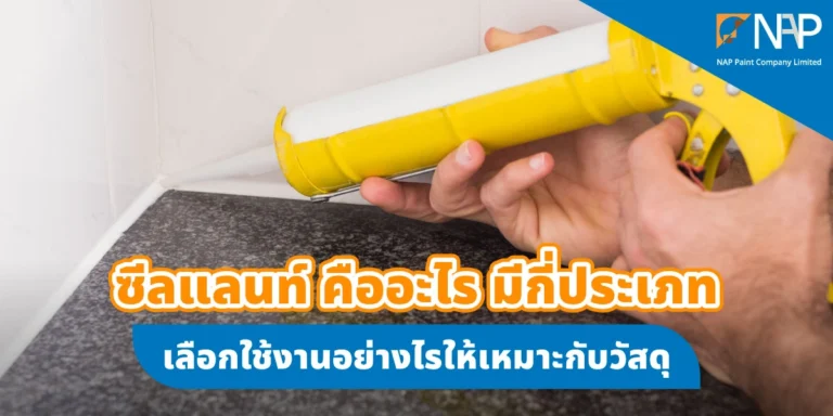 ซีลแลนท์ (Sealant) คืออะไร มีวิธีการใช้งานอย่างไร